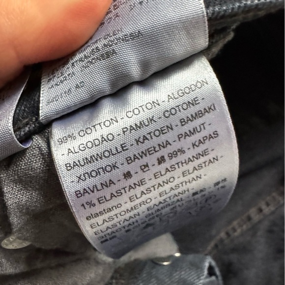 Levi’s jeans premium 501 washed black high rise button fly slim taper 31 - Picture 10 of 12